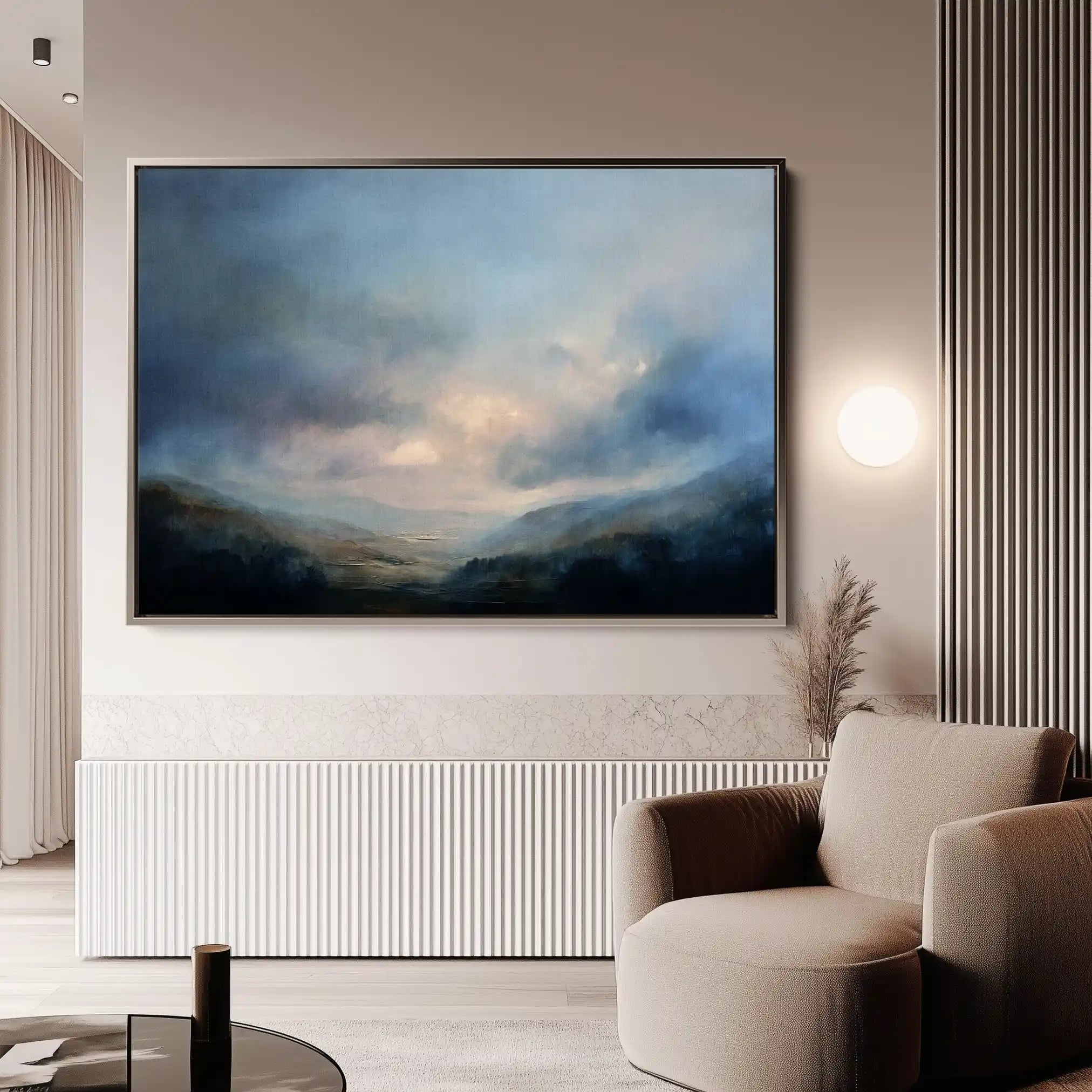 Abstract 1558 Canvas Art 60 x 40 cm / Stretched on hidden frame