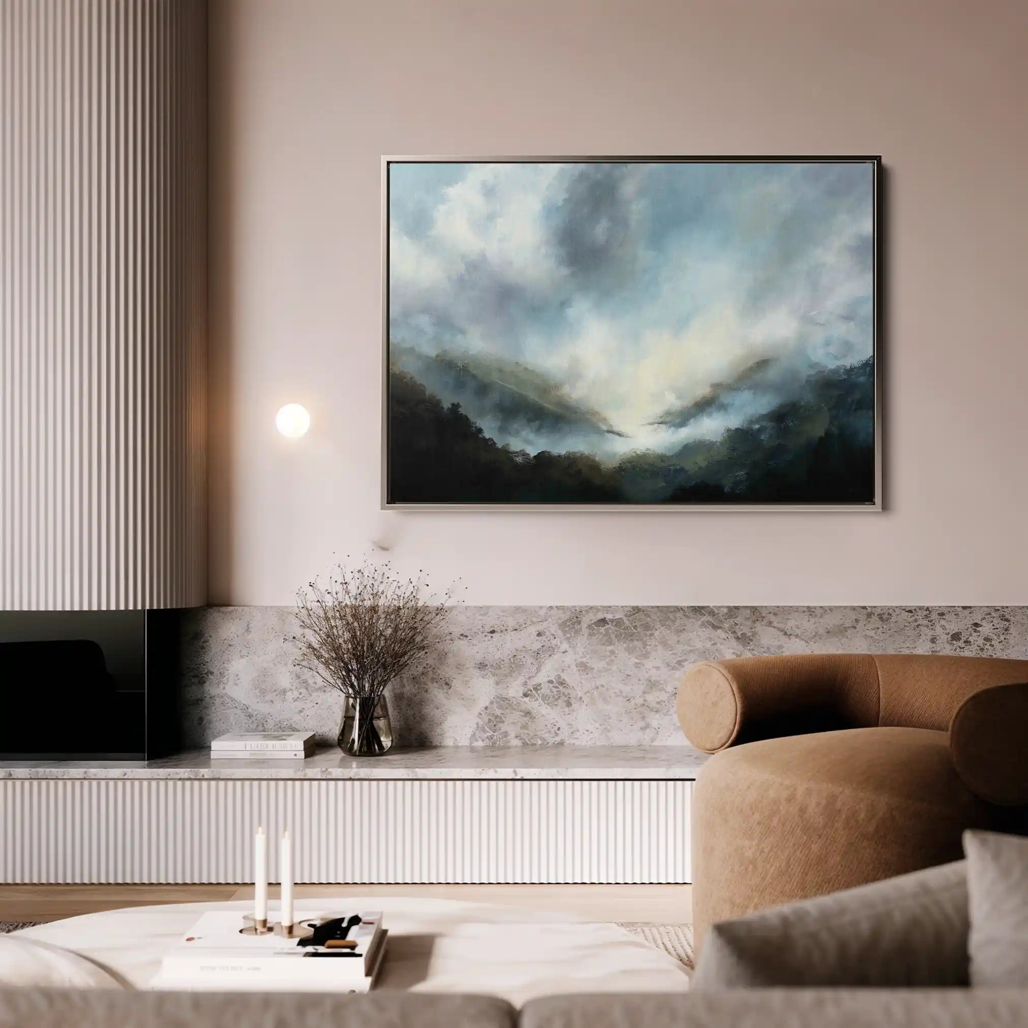 Abstract 1559 Canvas Art 60 x 40 cm / Stretched on hidden frame