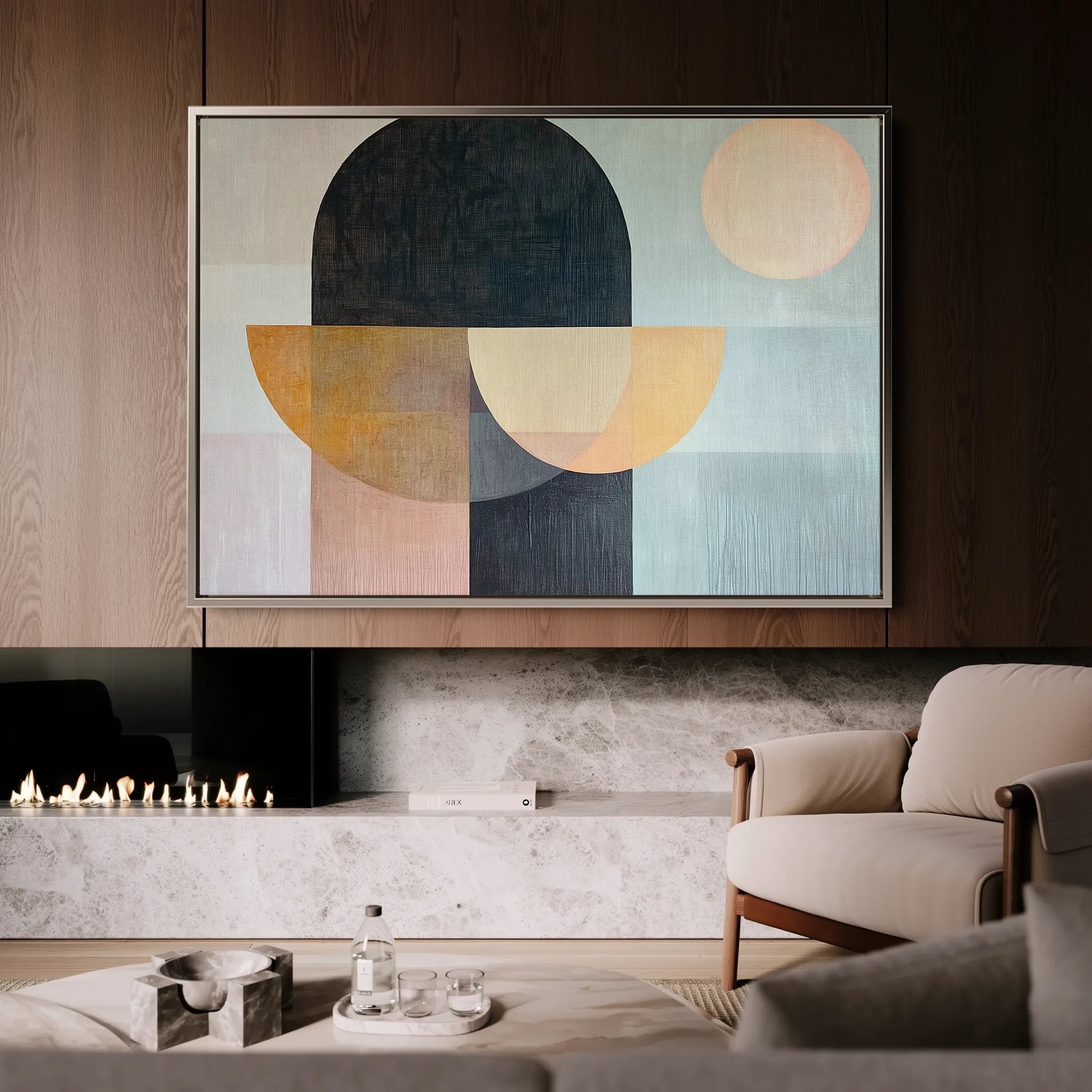 Boho Canvas Wall Art WAD156-BH 90 x 60 cm / Stretched on hidden frame