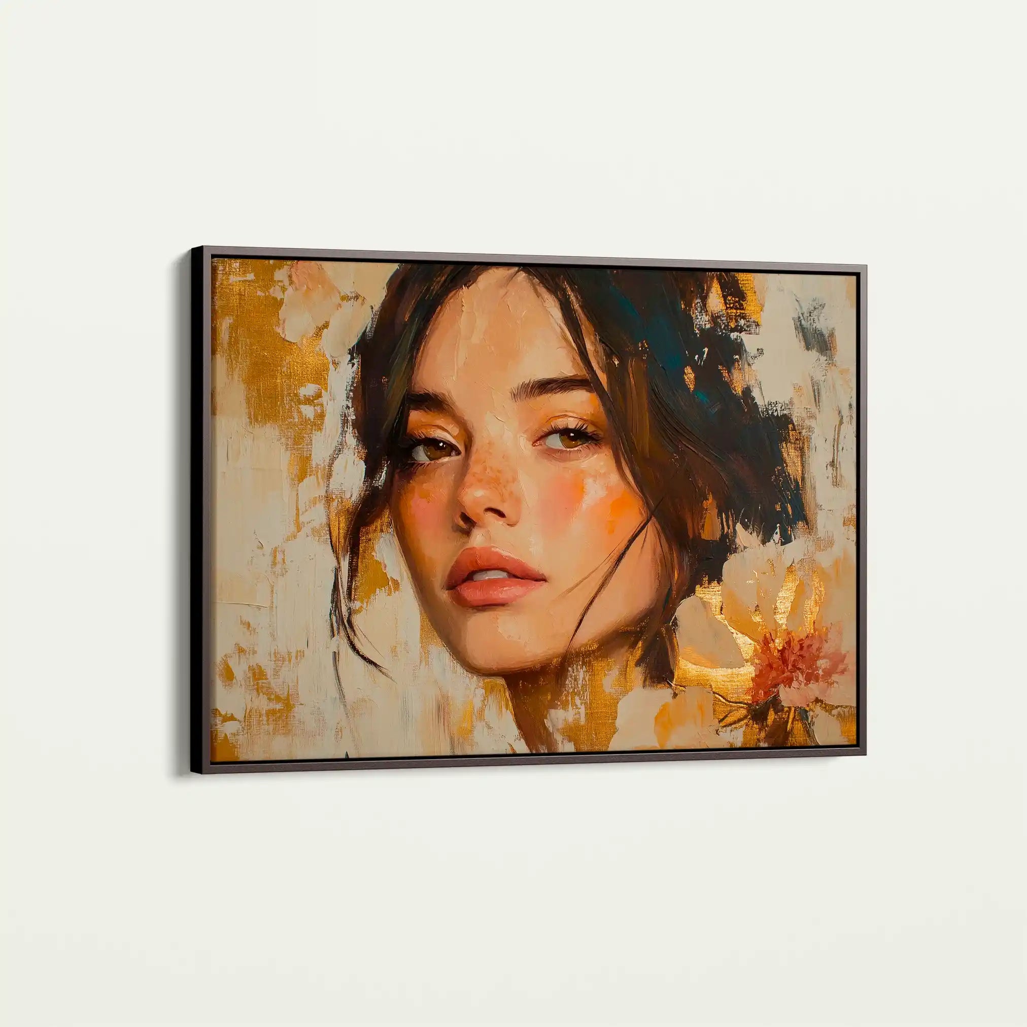 Portrait 156 Canvas Art 90 x 60 cm / Stretched on hidden frame