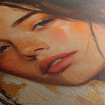 Portrait 156 Canvas Art 90 x 60 cm / Stretched on hidden frame