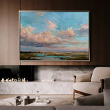 Abstract 1561 Canvas Art 60 x 40 cm / Stretched on hidden frame