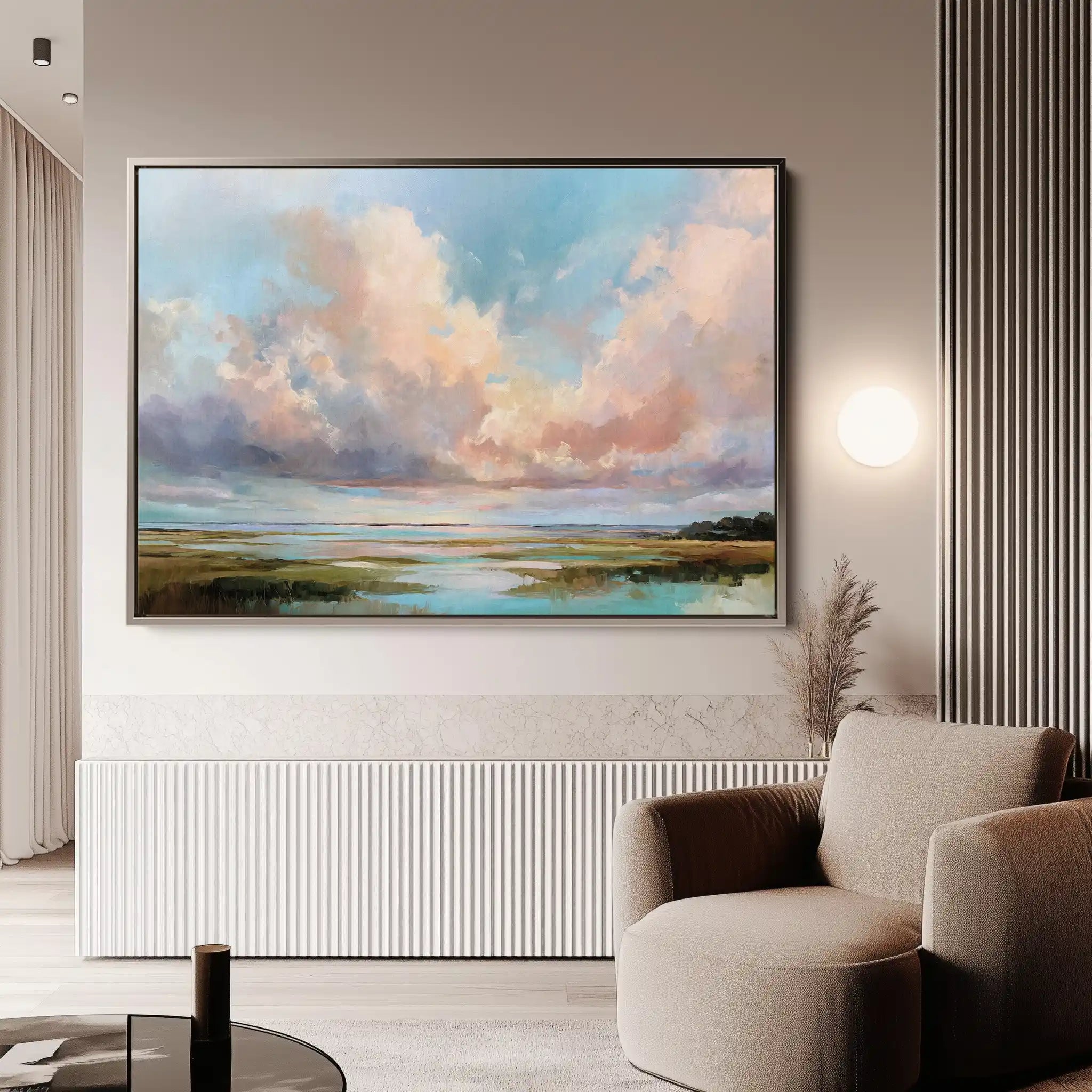 Abstract 1562 Canvas Art 60 x 40 cm / Stretched on hidden frame