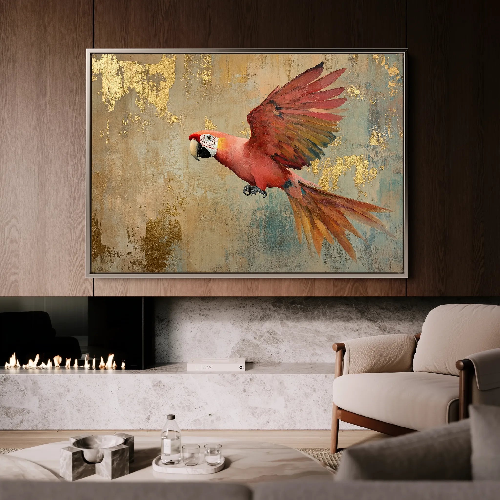 Animals Canvas Wall Art WAD157-AN 90 x 60 cm / Stretched on hidden frame