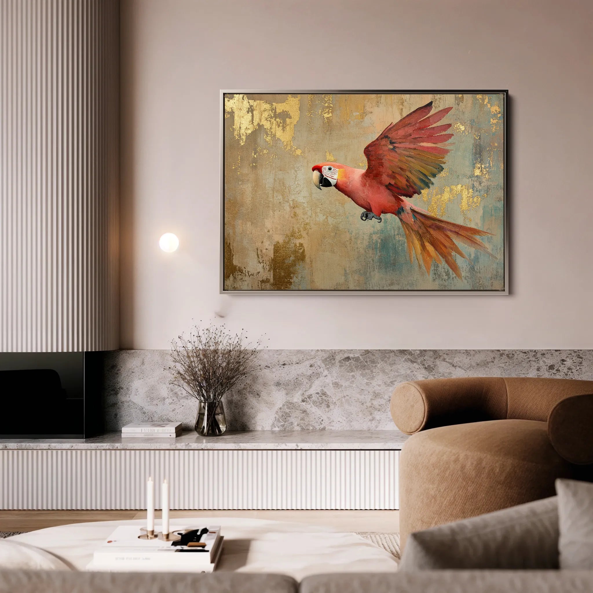 Animals Canvas Wall Art WAD157-AN 90 x 60 cm / Stretched on hidden frame