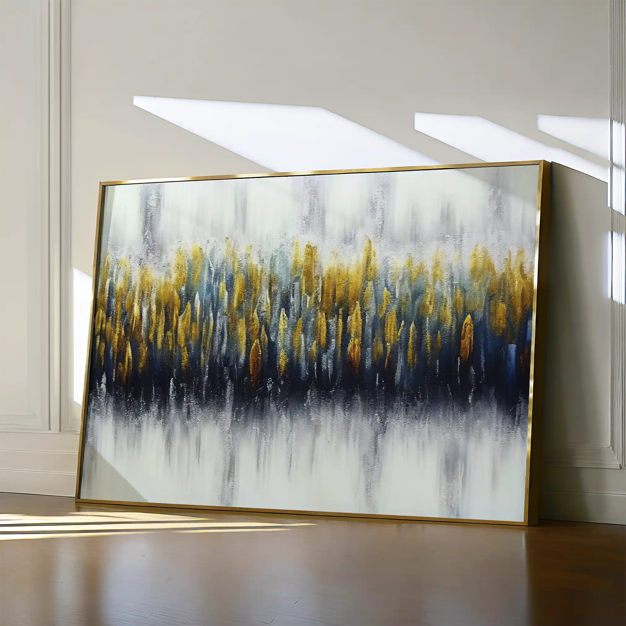 Abstract Canvas Wall Art WAD157-A 90 x 60 cm / Stretched on hidden frame