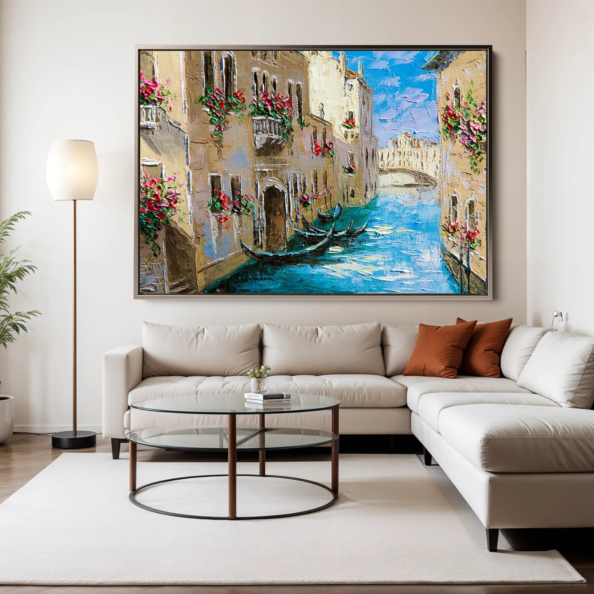 Landscape Canvas Wall Art WAD157-L 90 x 60 cm / Stretched on hidden frame