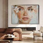 Portrait 157 Canvas Art 90 x 60 cm / Stretched on hidden frame