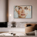 Portrait 157 Canvas Art 90 x 60 cm / Stretched on hidden frame