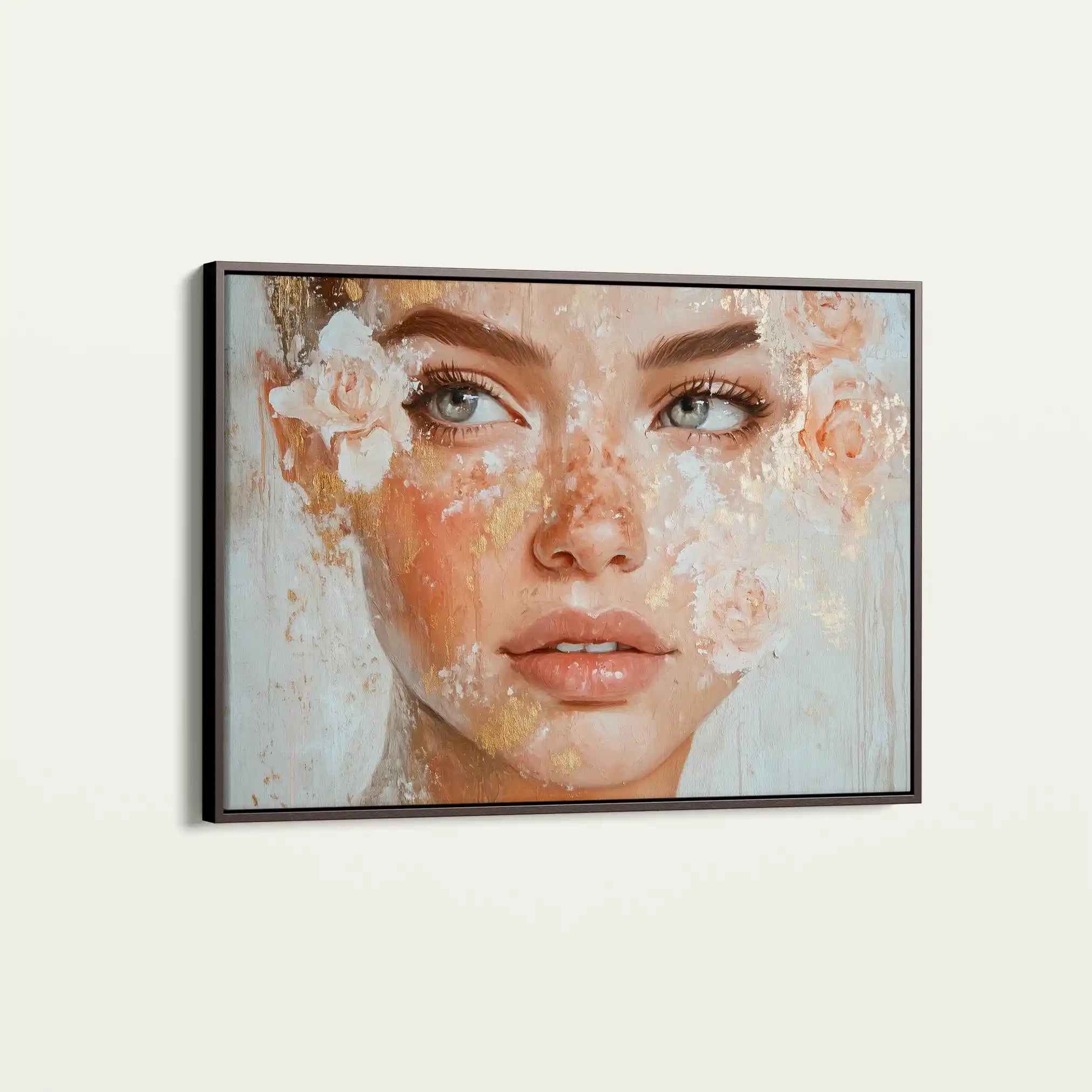 Portrait 157 Canvas Art 90 x 60 cm / Stretched on hidden frame