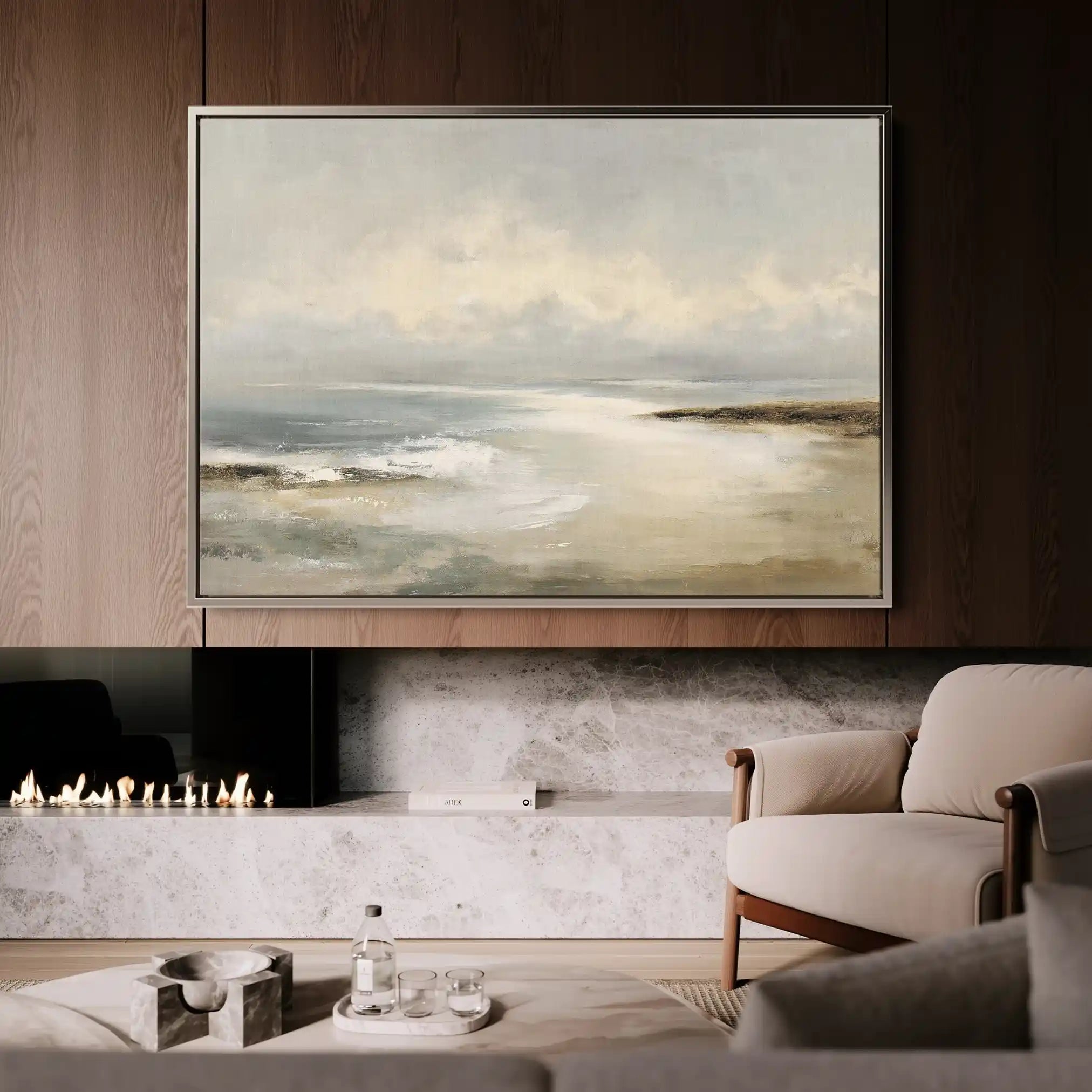 Abstract 1573 Canvas Art 60 x 40 cm / Stretched on hidden frame
