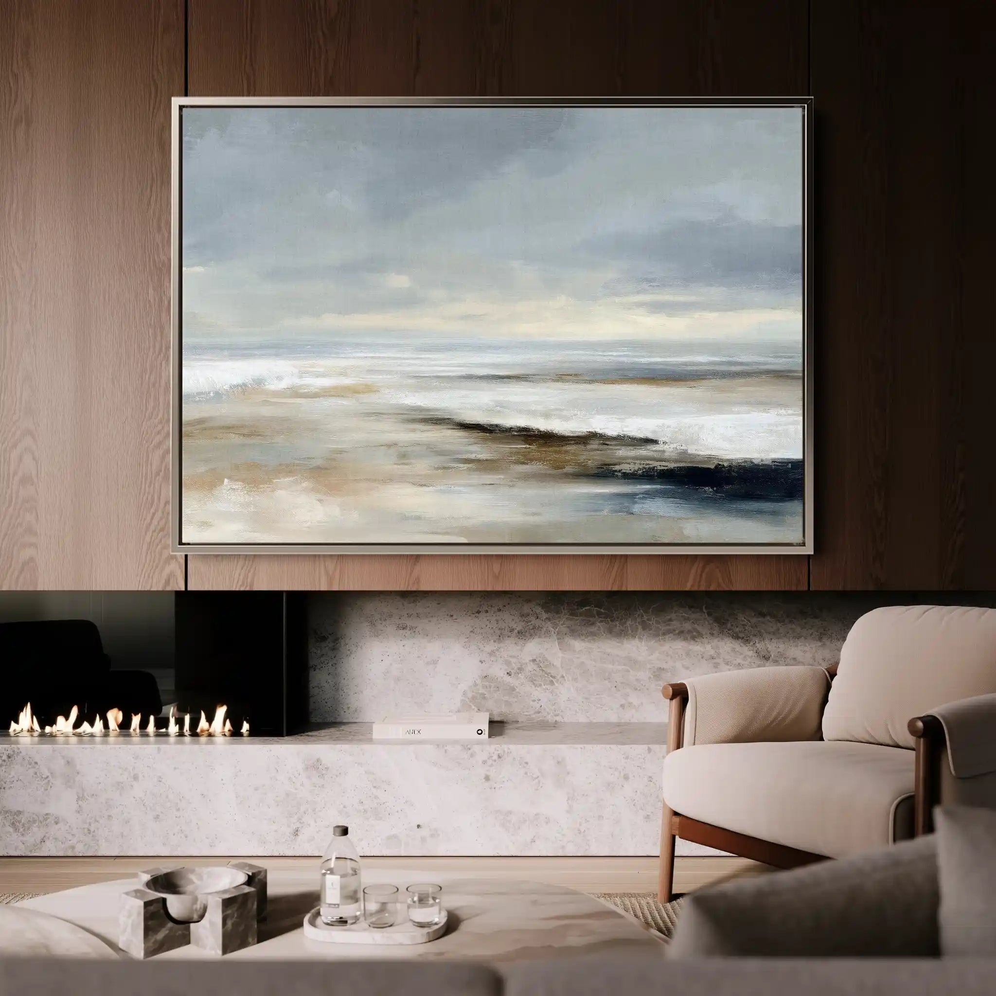 Abstract 1575 Canvas Art 60 x 40 cm / Stretched on hidden frame