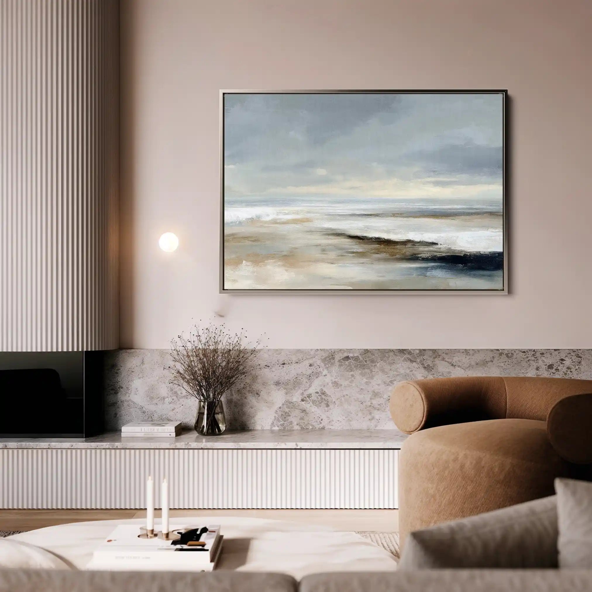 Abstract 1575 Canvas Art 60 x 40 cm / Stretched on hidden frame