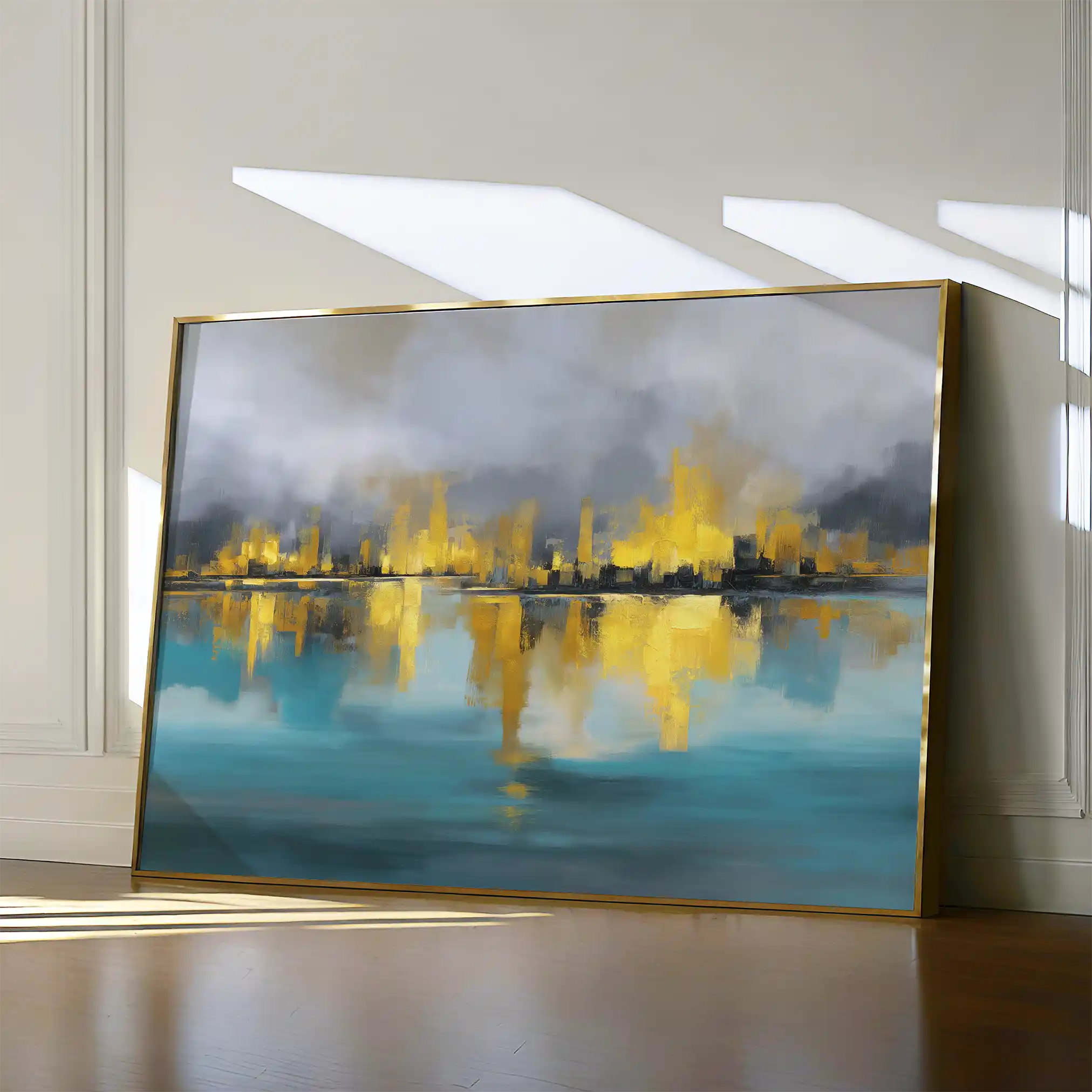 Abstract 1576 Canvas Art 60 x 40 cm / Stretched on hidden frame