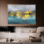 Abstract 1576 Canvas Art 60 x 40 cm / Stretched on hidden frame