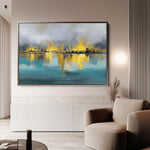 Abstract 1576 Canvas Art 60 x 40 cm / Stretched on hidden frame