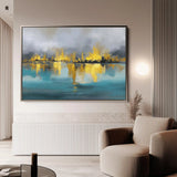 Abstract 1576 Canvas Art 60 x 40 cm / Stretched on hidden frame