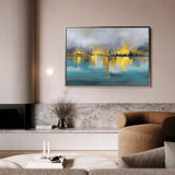Abstract 1576 Canvas Art 60 x 40 cm / Stretched on hidden frame