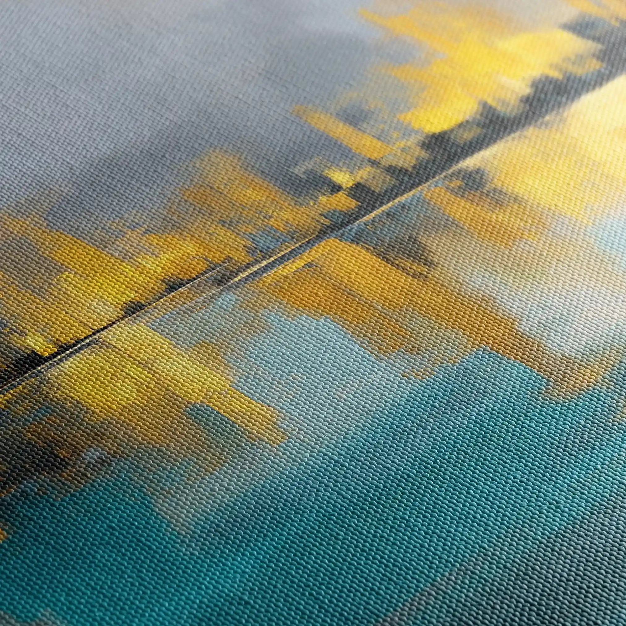 Abstract 1576 Canvas Art 60 x 40 cm / Stretched on hidden frame