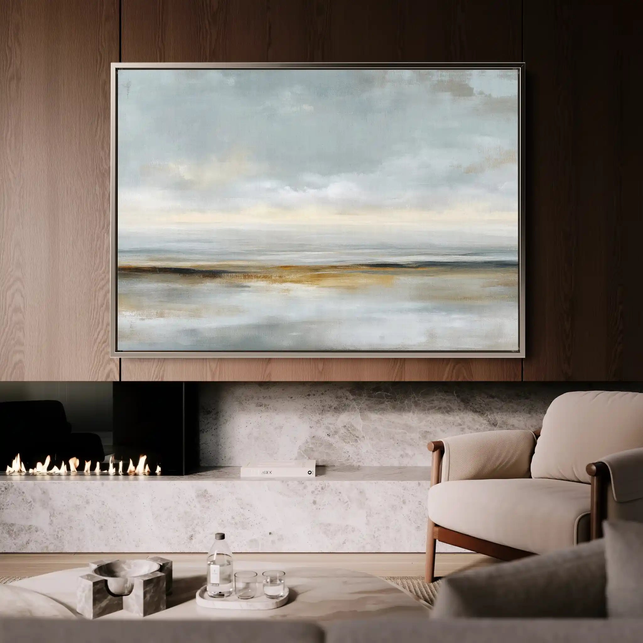 Abstract 1578 Canvas Art 60 x 40 cm / Stretched on hidden frame