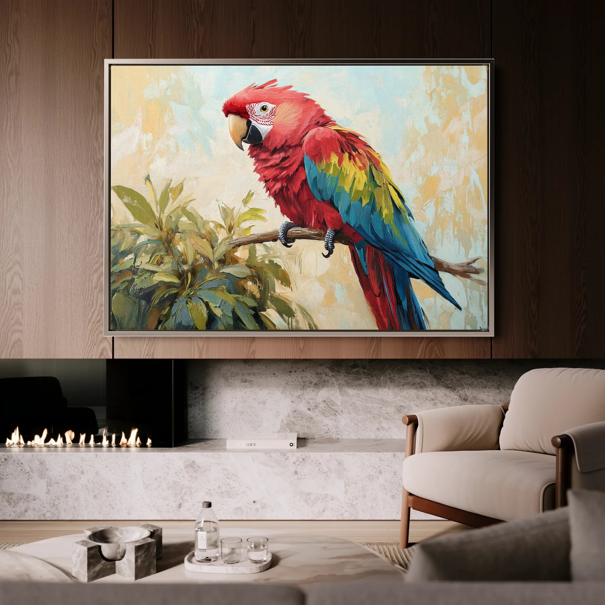Animals Canvas Wall Art WAD158-AN 90 x 60 cm / Stretched on hidden frame