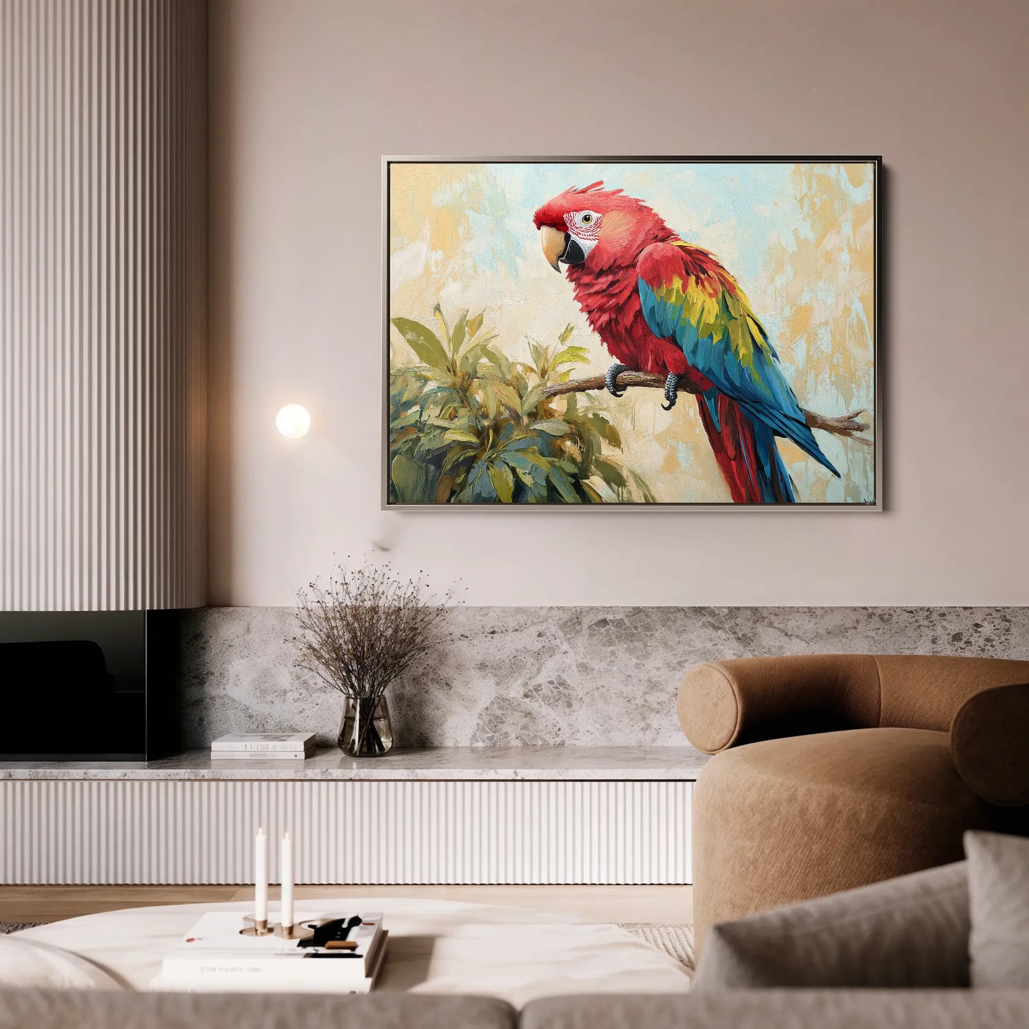 Animals Canvas Wall Art WAD158-AN 90 x 60 cm / Stretched on hidden frame
