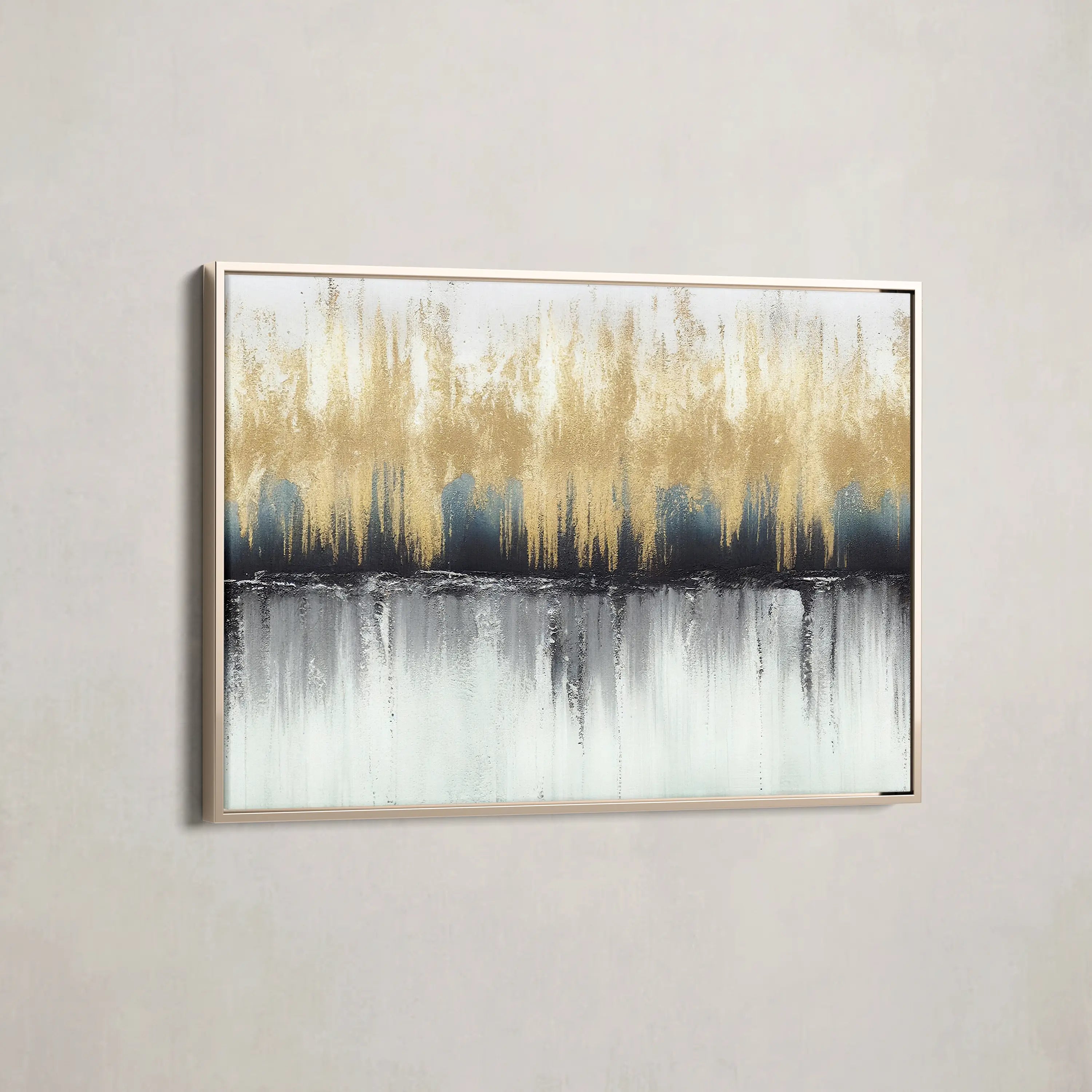 Abstract Canvas Wall Art WAD158-A 90 x 60 cm / Stretched on hidden frame