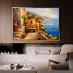 Landscape 158 Canvas Art 90 x 60 cm / Stretched on hidden frame