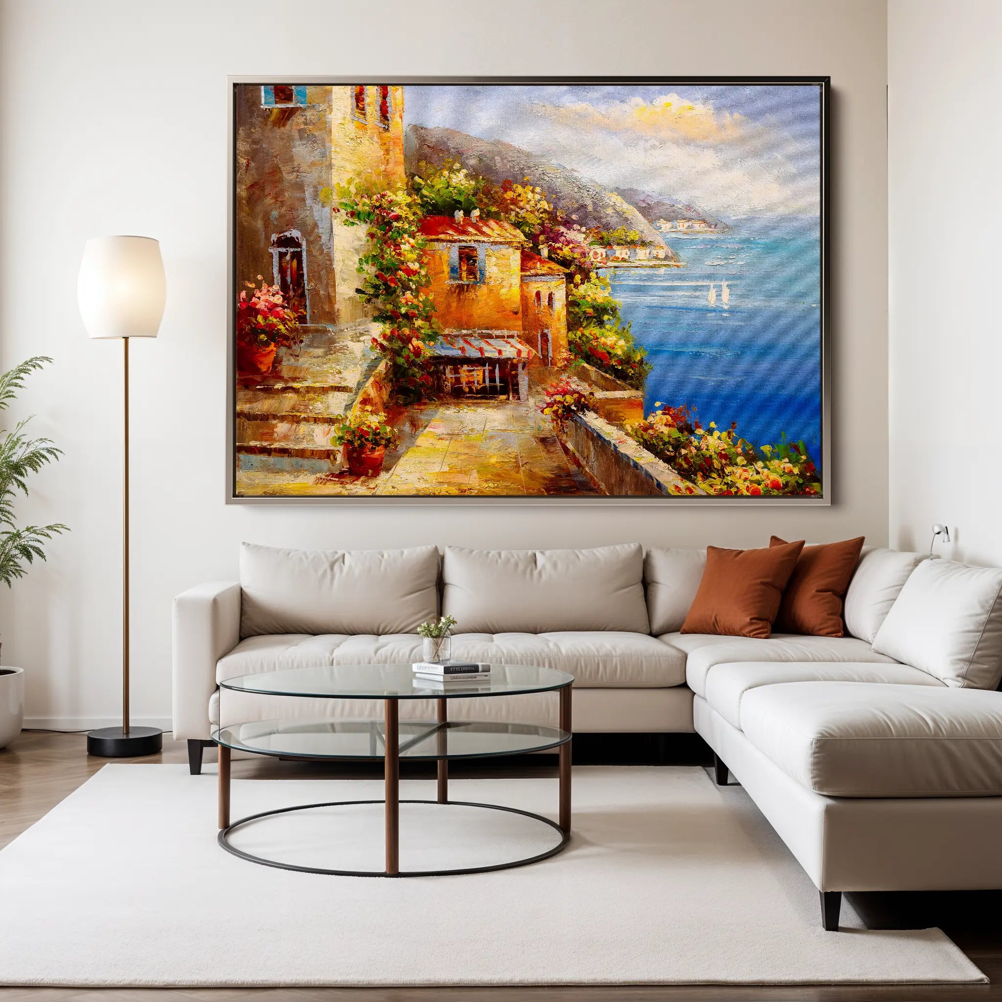 Landscape Canvas Wall Art WAD158-L 90 x 60 cm / Stretched on hidden frame