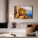Landscape 158 Canvas Art 90 x 60 cm / Stretched on hidden frame