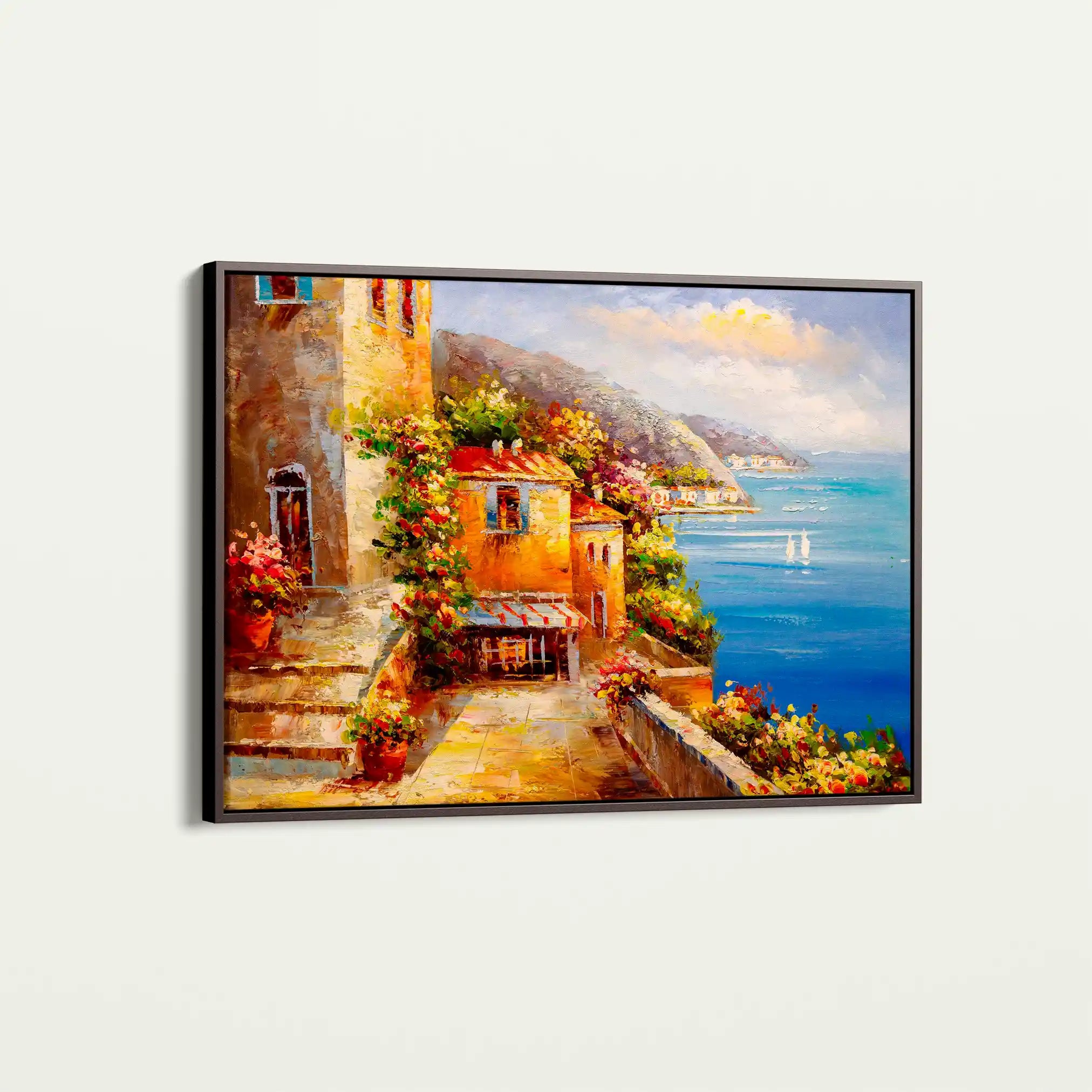 Landscape 158 Canvas Art 90 x 60 cm / Stretched on hidden frame
