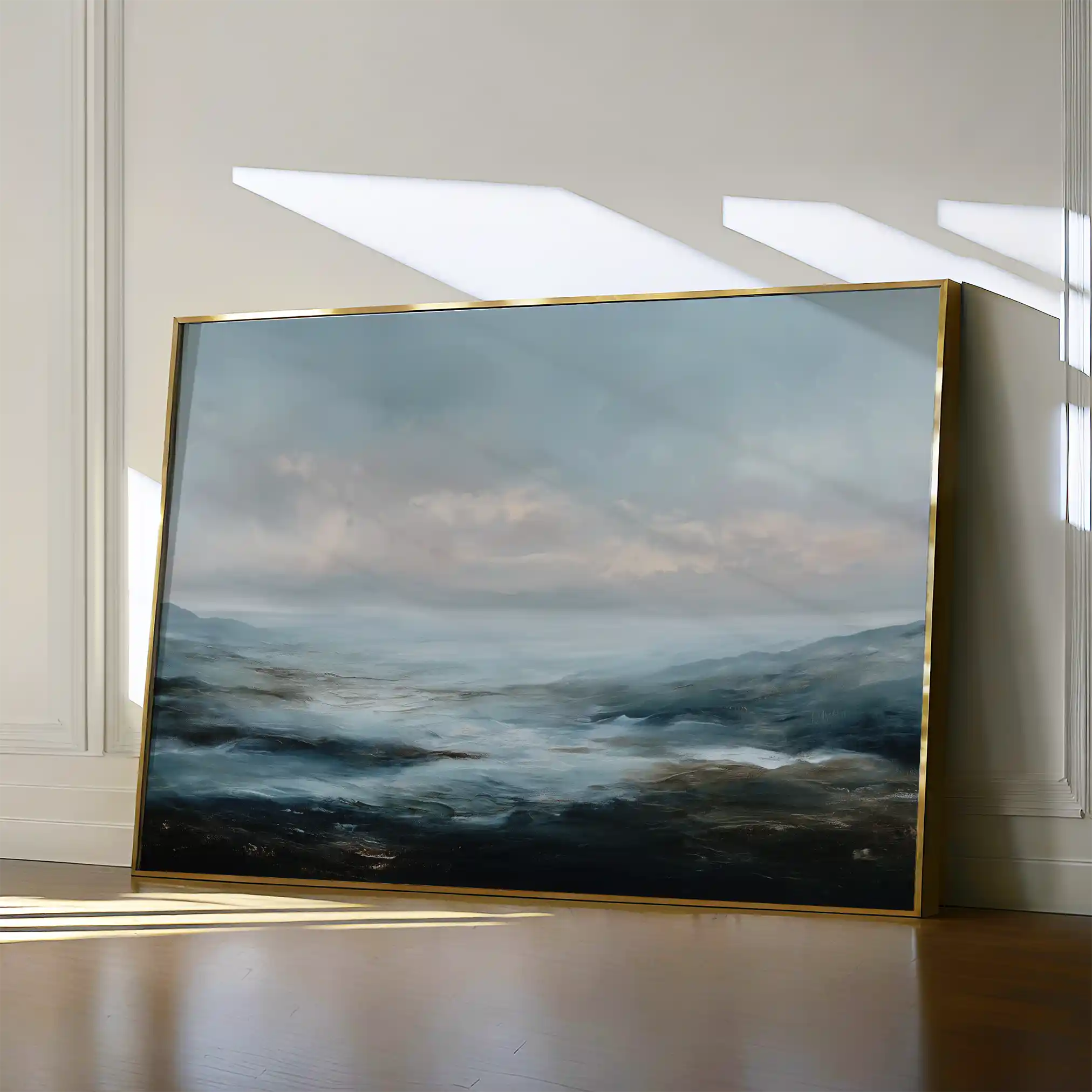 Abstract 1584 Canvas Art 60 x 40 cm / Stretched on hidden frame