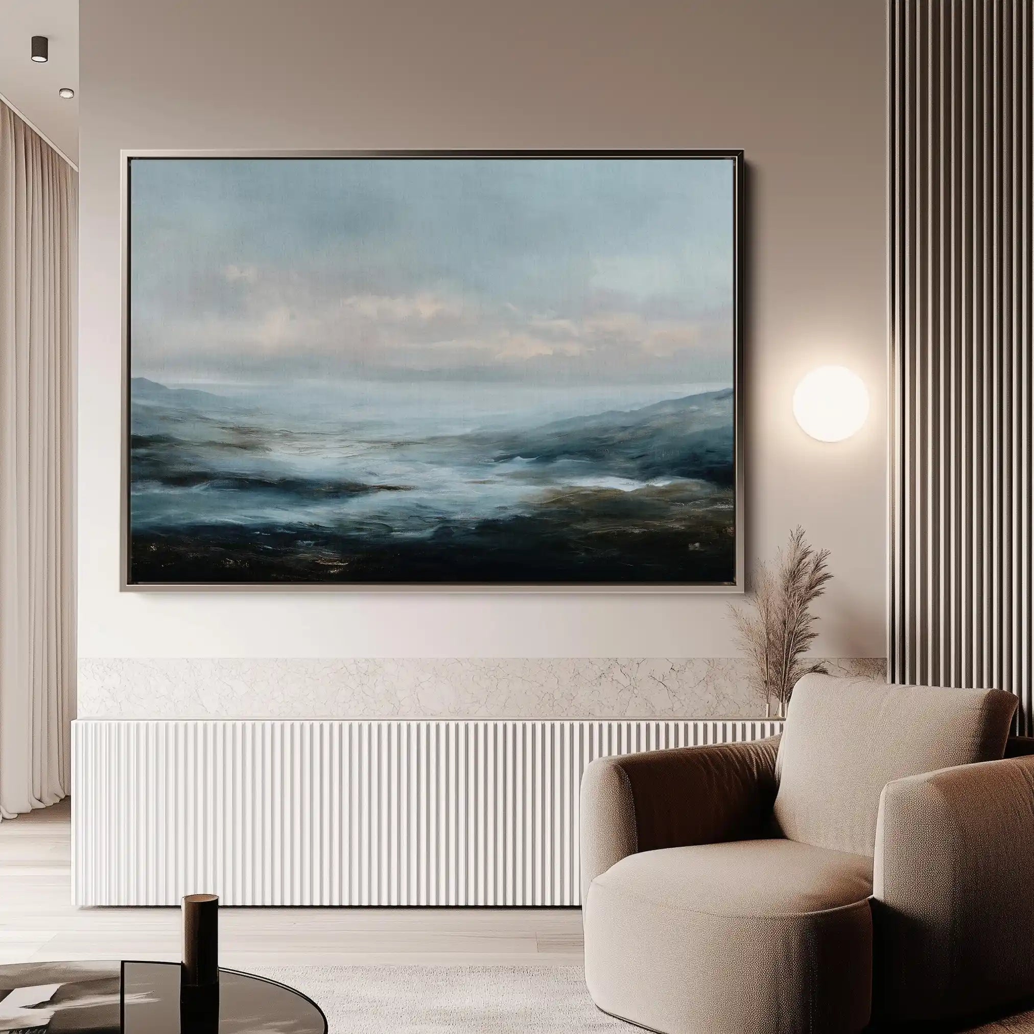 Abstract 1584 Canvas Art 60 x 40 cm / Stretched on hidden frame