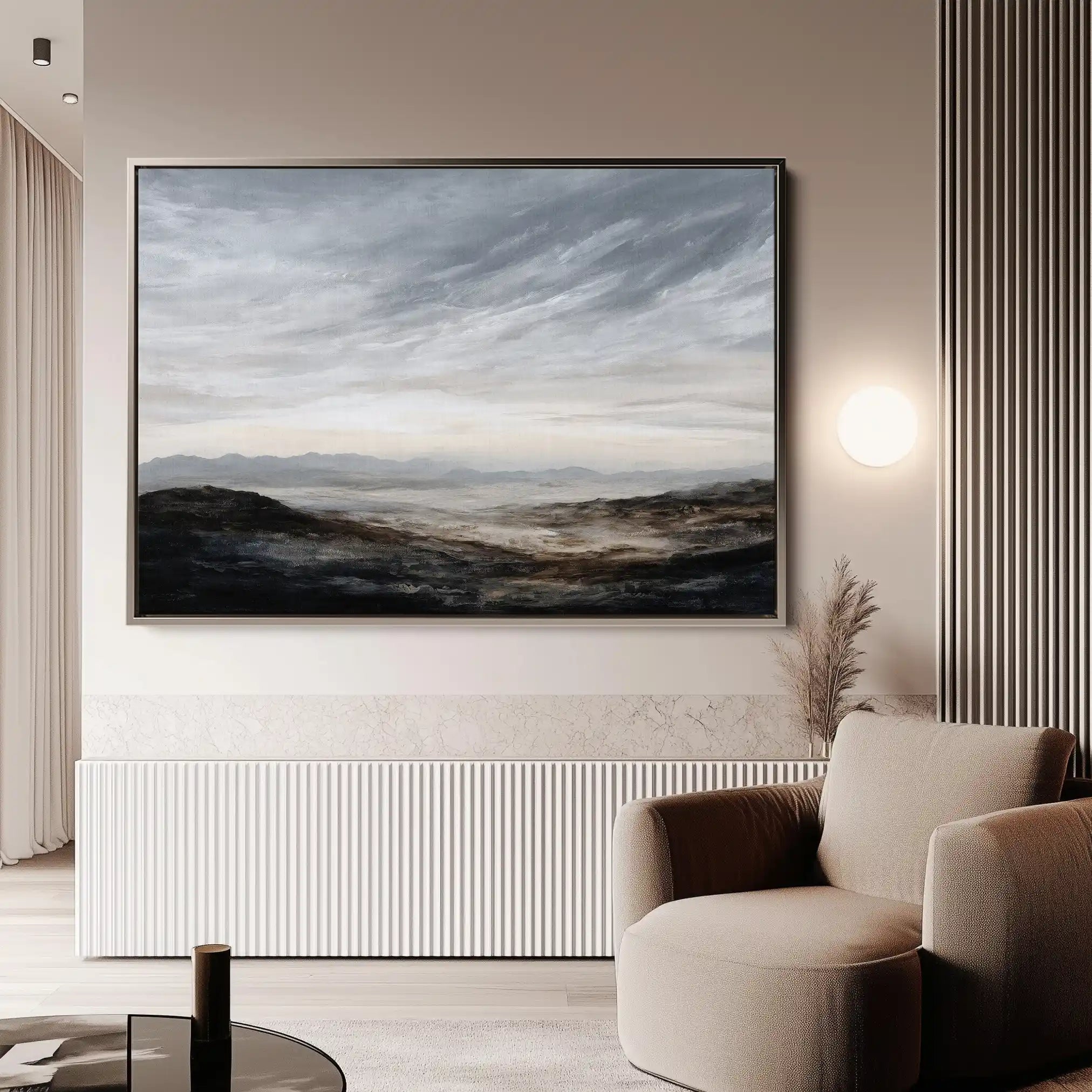 Abstract 1585 Canvas Art 60 x 40 cm / Stretched on hidden frame