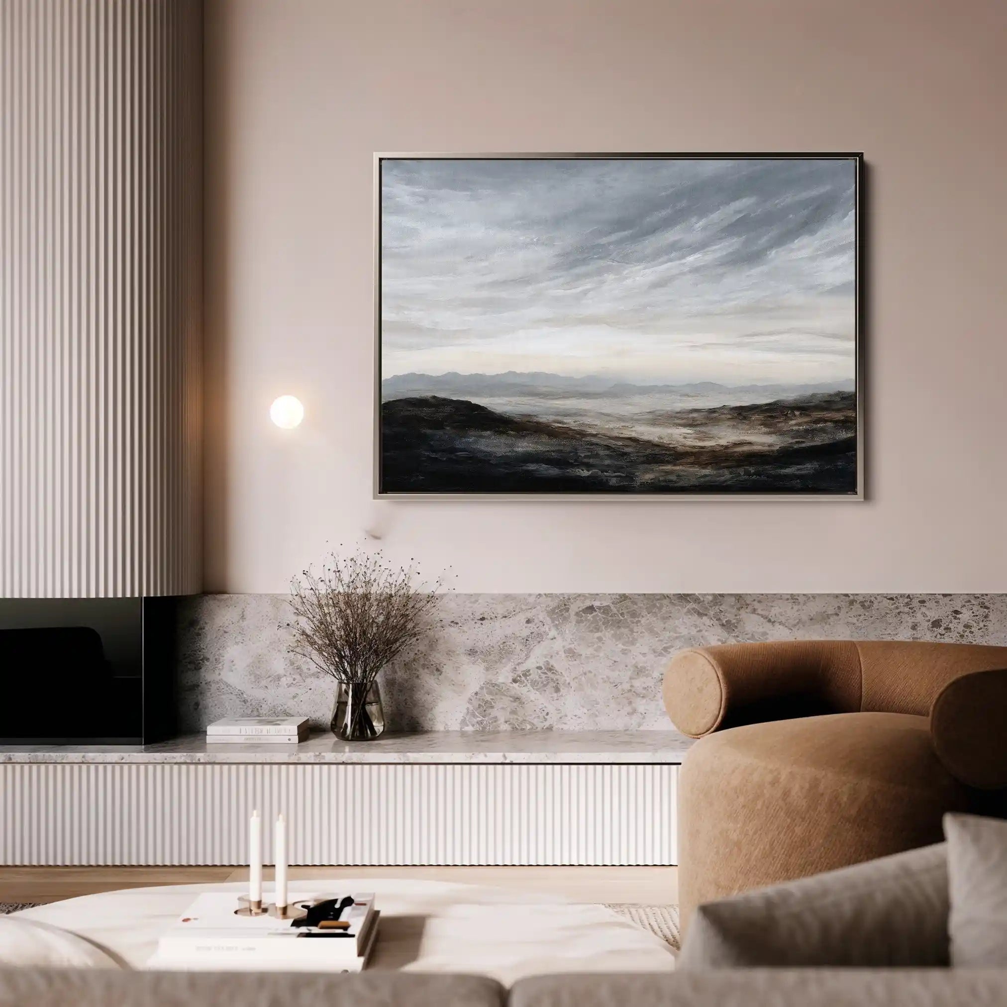 Abstract 1585 Canvas Art 60 x 40 cm / Stretched on hidden frame