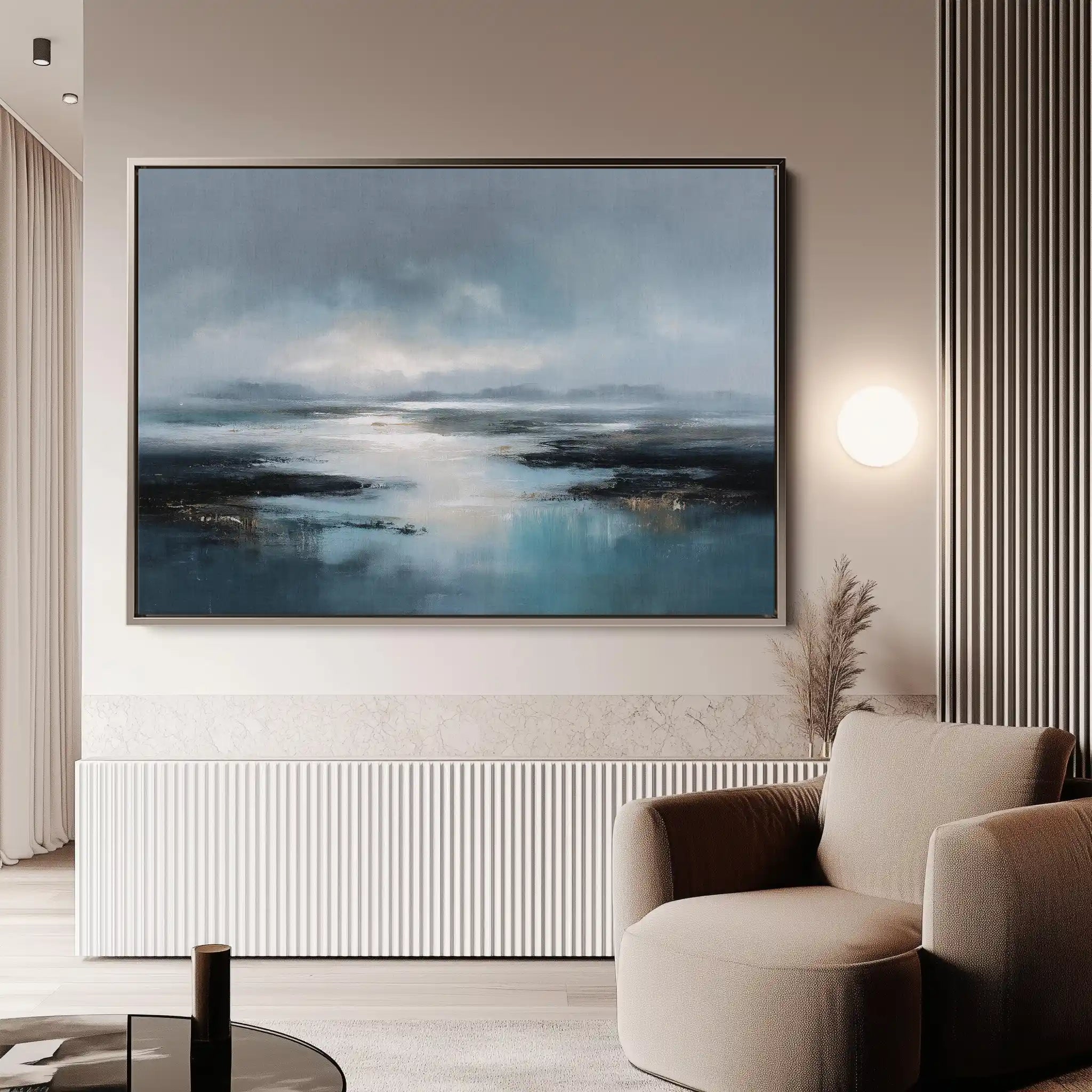 Abstract 1586 Canvas Art 60 x 40 cm / Stretched on hidden frame