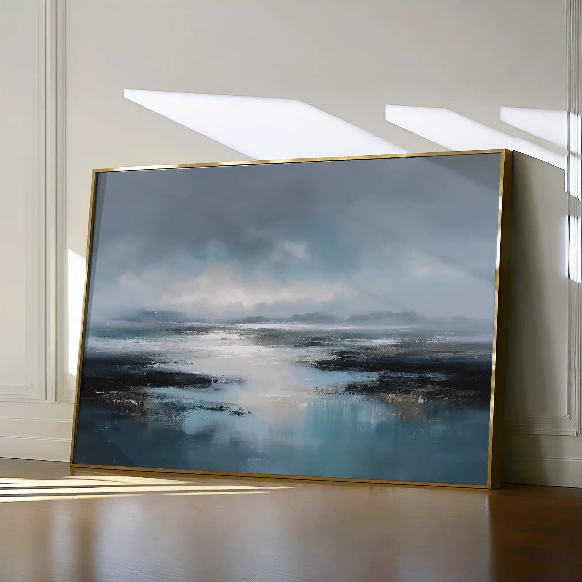 Abstract 1586 Canvas Art 60 x 40 cm / Stretched on hidden frame