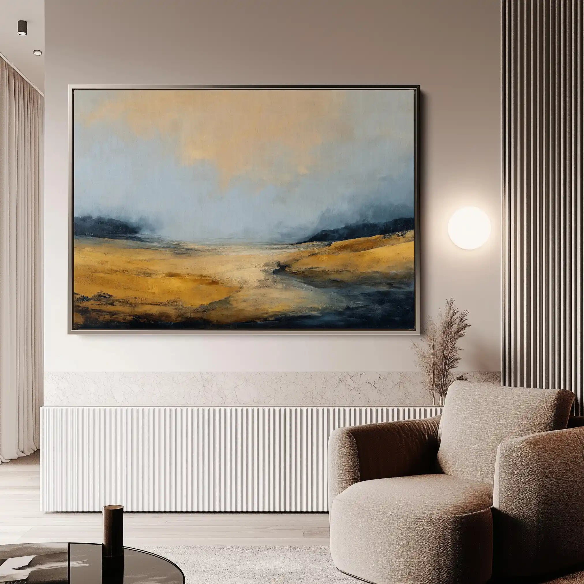 Abstract 1587 Canvas Art 60 x 40 cm / Stretched on hidden frame