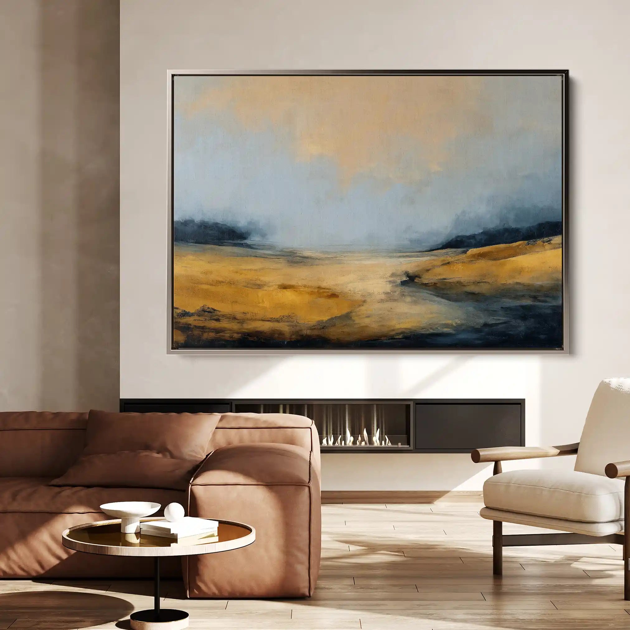 Abstract 1587 Canvas Art 60 x 40 cm / Stretched on hidden frame