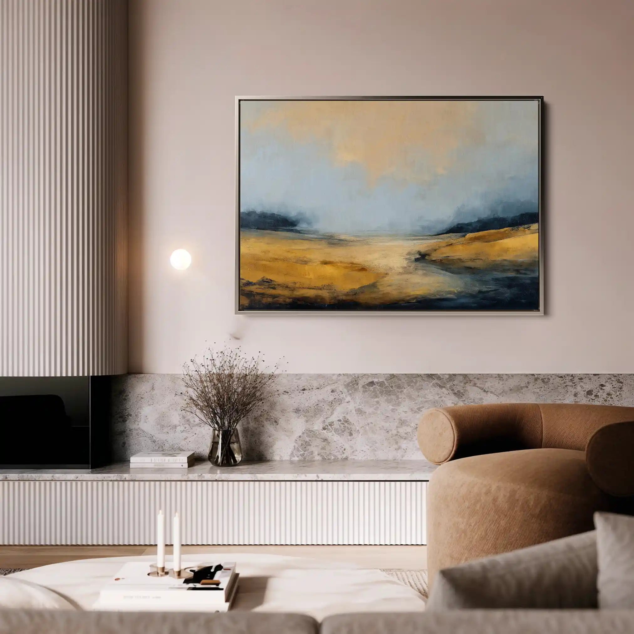 Abstract 1587 Canvas Art 60 x 40 cm / Stretched on hidden frame