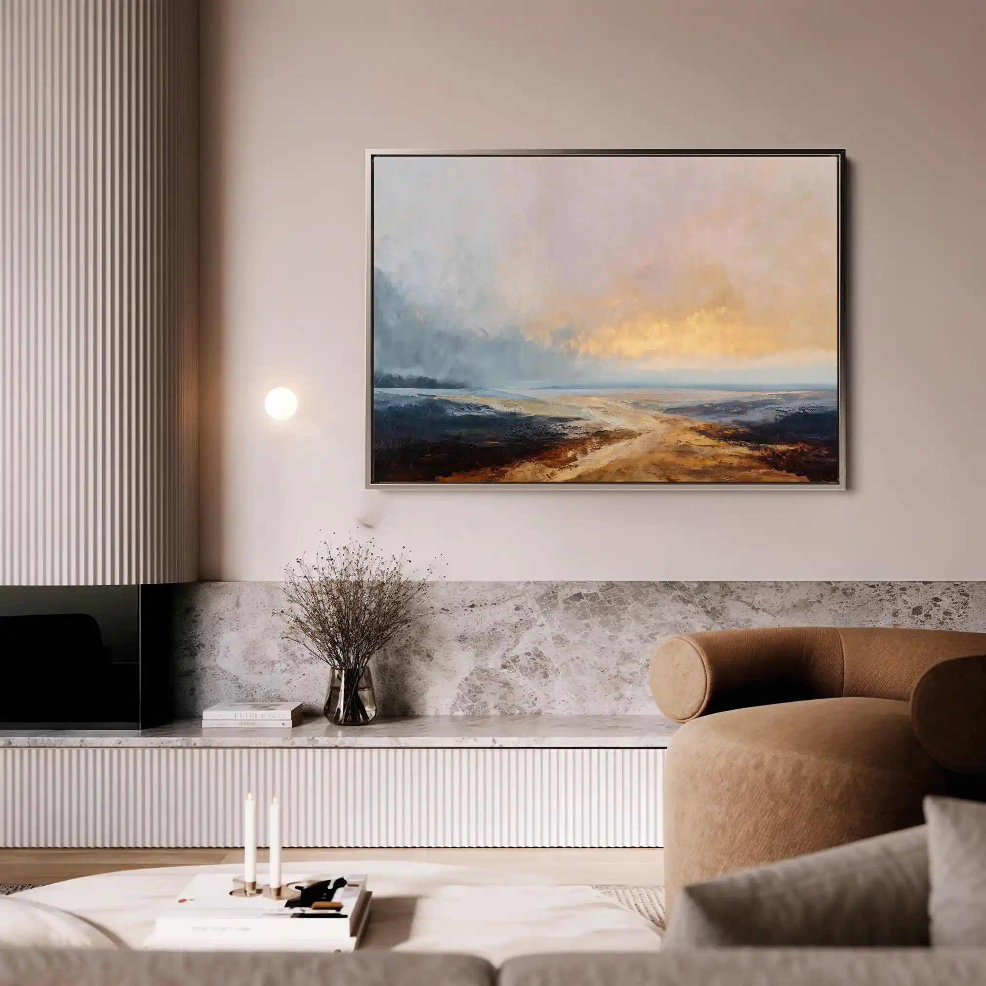 Abstract 1588 Canvas Art 60 x 40 cm / Stretched on hidden frame