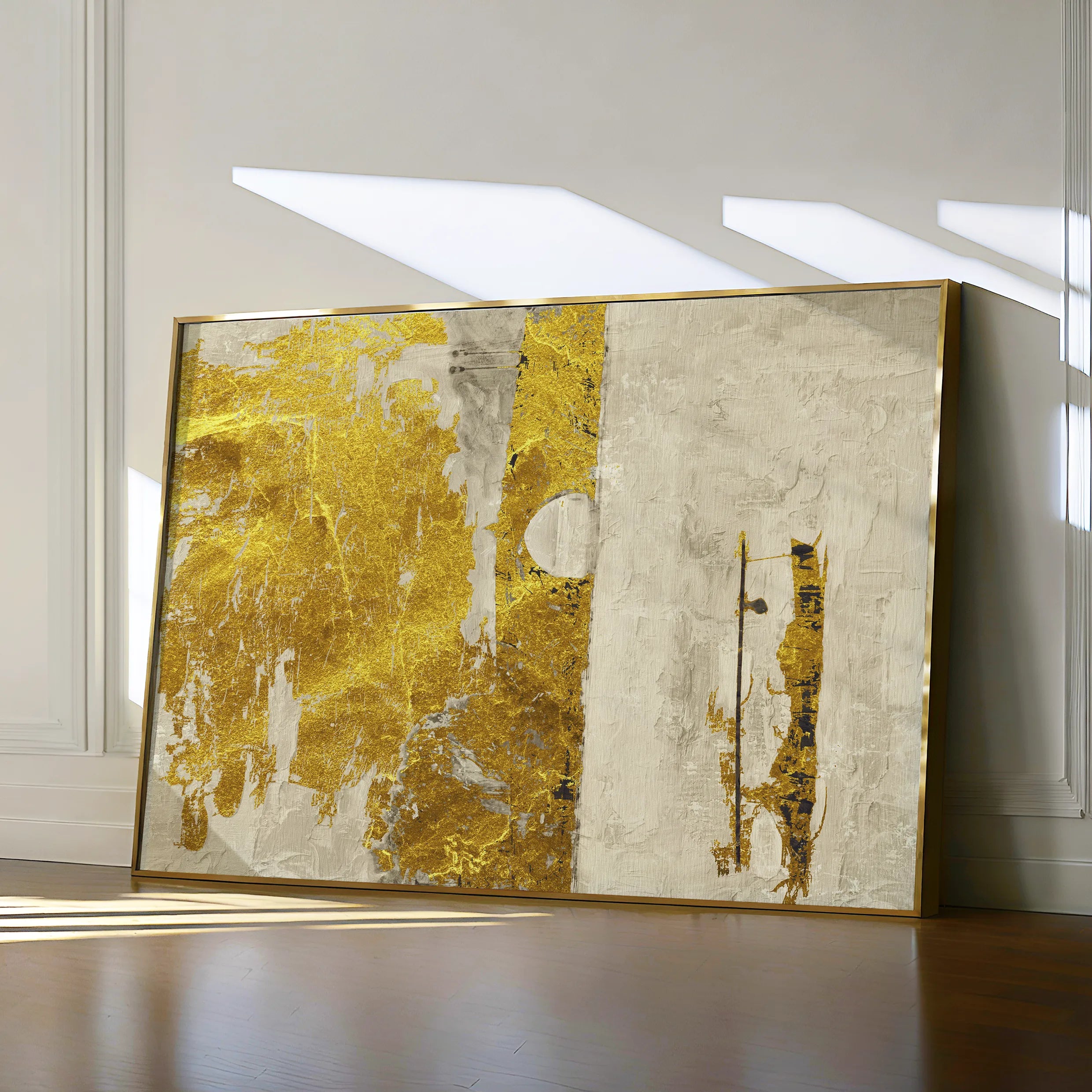 Abstract Canvas Wall Art WAD159-A 90 x 60 cm / Stretched on hidden frame