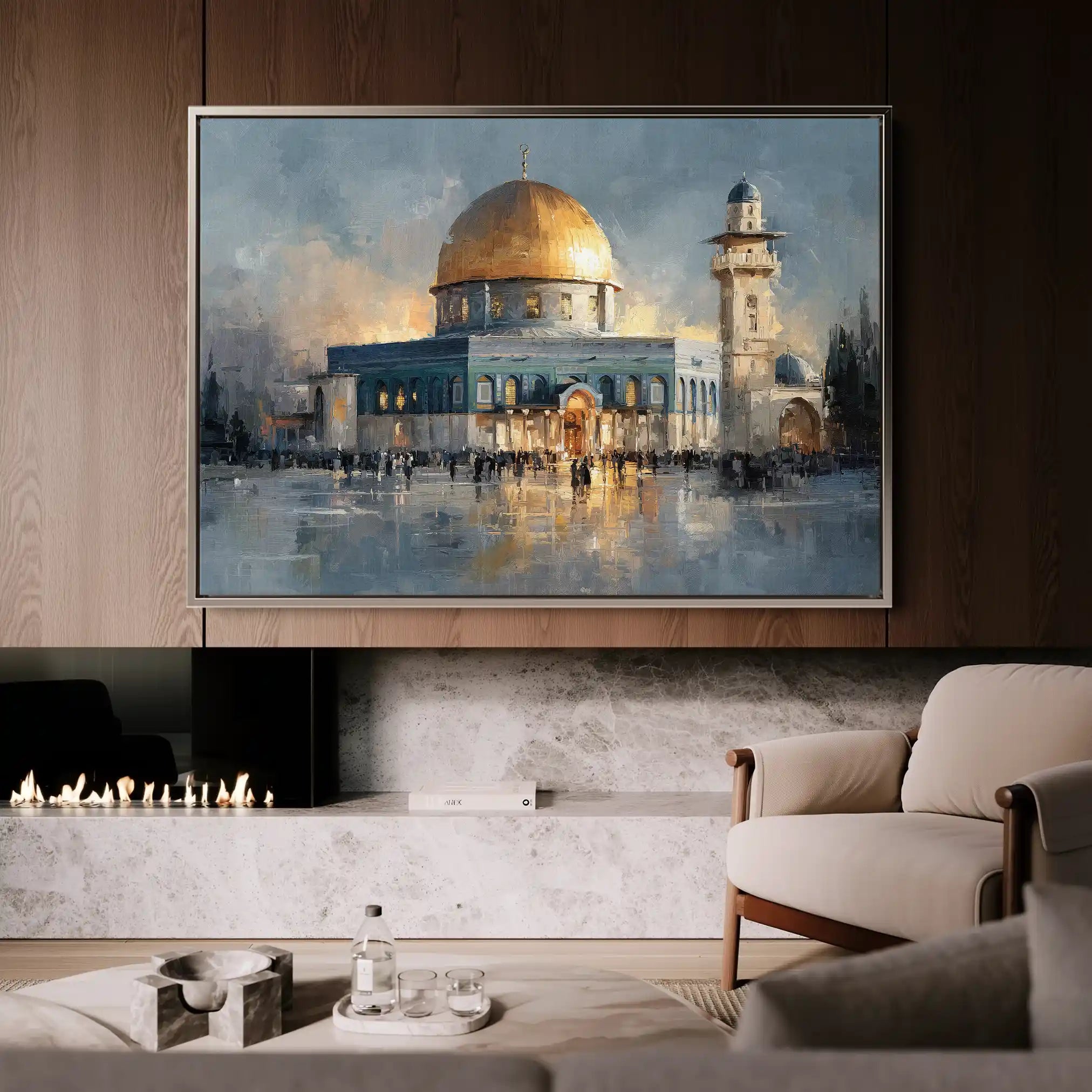 Palestine 159 Canvas Art 60 x 40 cm / Stretched on hidden frame