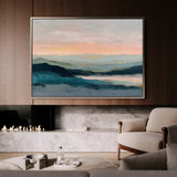 Abstract 1590 Canvas Art 60 x 40 cm / Stretched on hidden frame