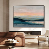 Abstract 1590 Canvas Art 60 x 40 cm / Stretched on hidden frame
