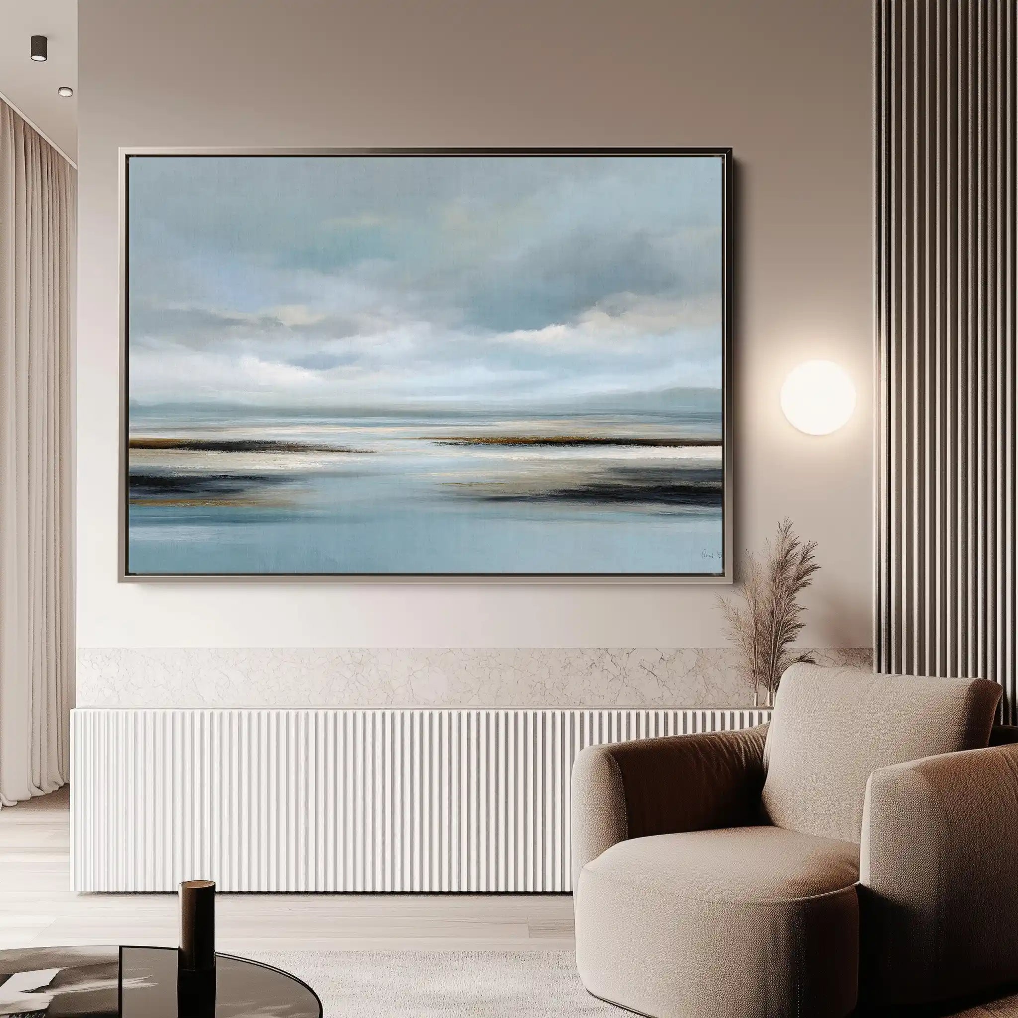 Abstract 1592 Canvas Art 60 x 40 cm / Stretched on hidden frame