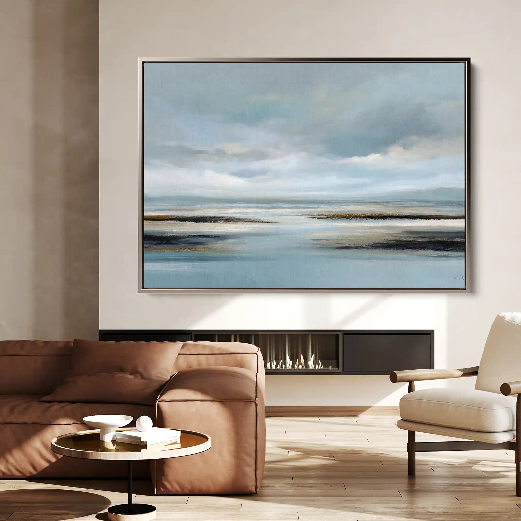 Abstract 1592 Canvas Art 60 x 40 cm / Stretched on hidden frame
