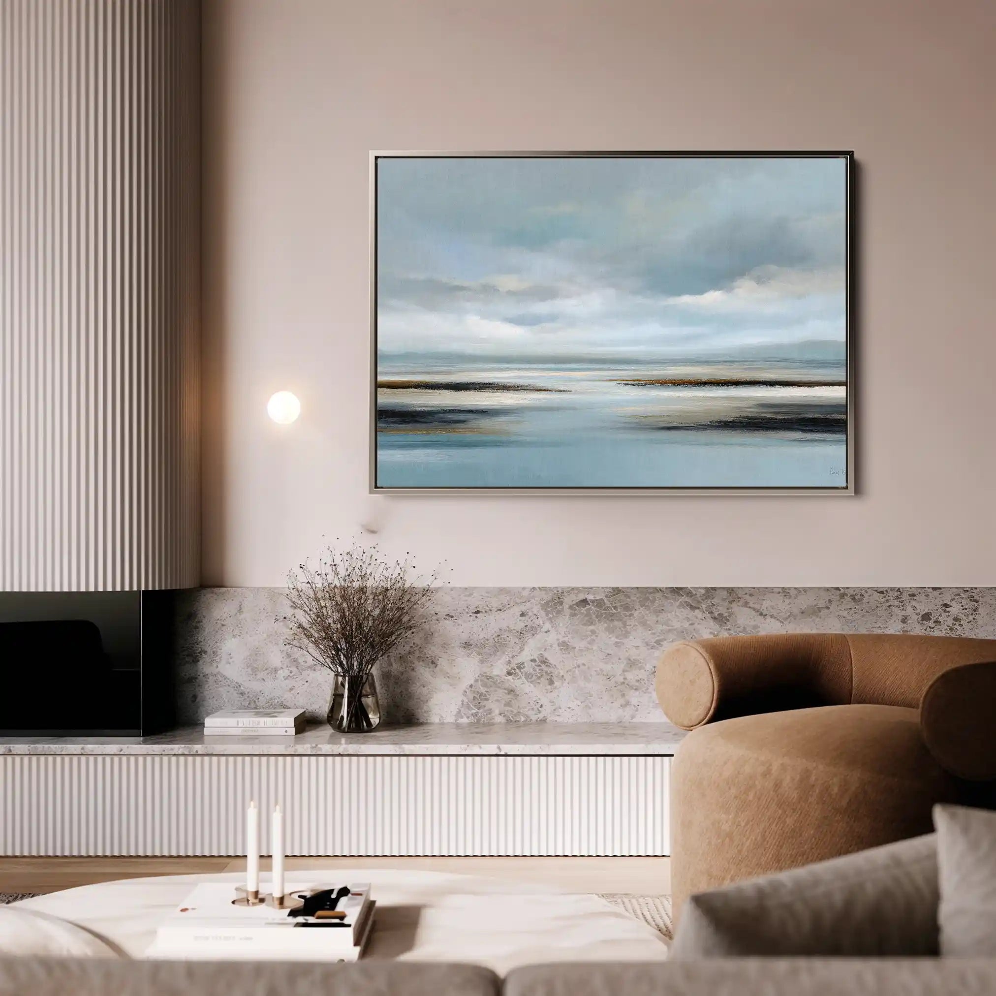 Abstract 1592 Canvas Art 60 x 40 cm / Stretched on hidden frame