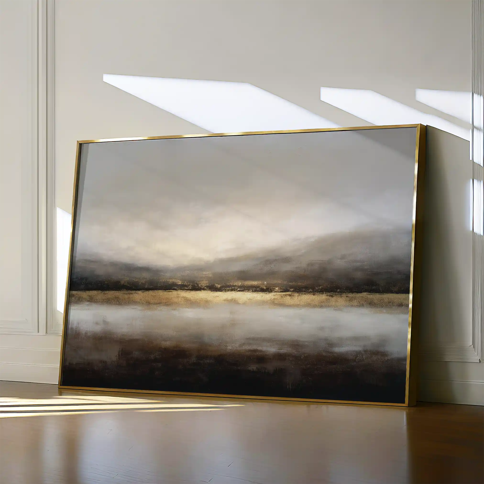 Abstract 1596 Canvas Art 60 x 40 cm / Stretched on hidden frame