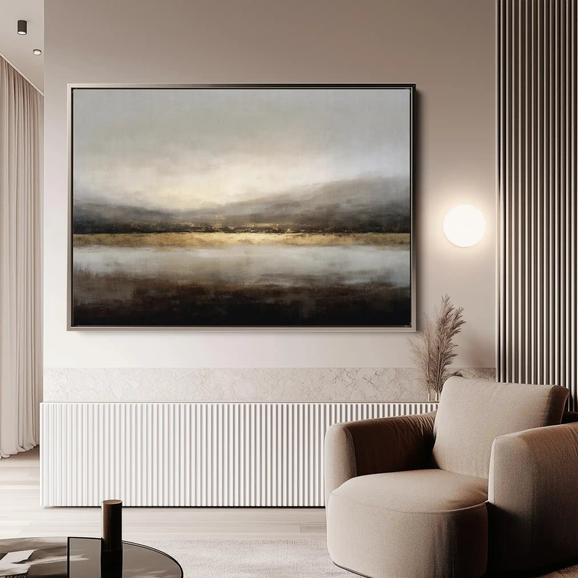 Abstract 1596 Canvas Art 60 x 40 cm / Stretched on hidden frame